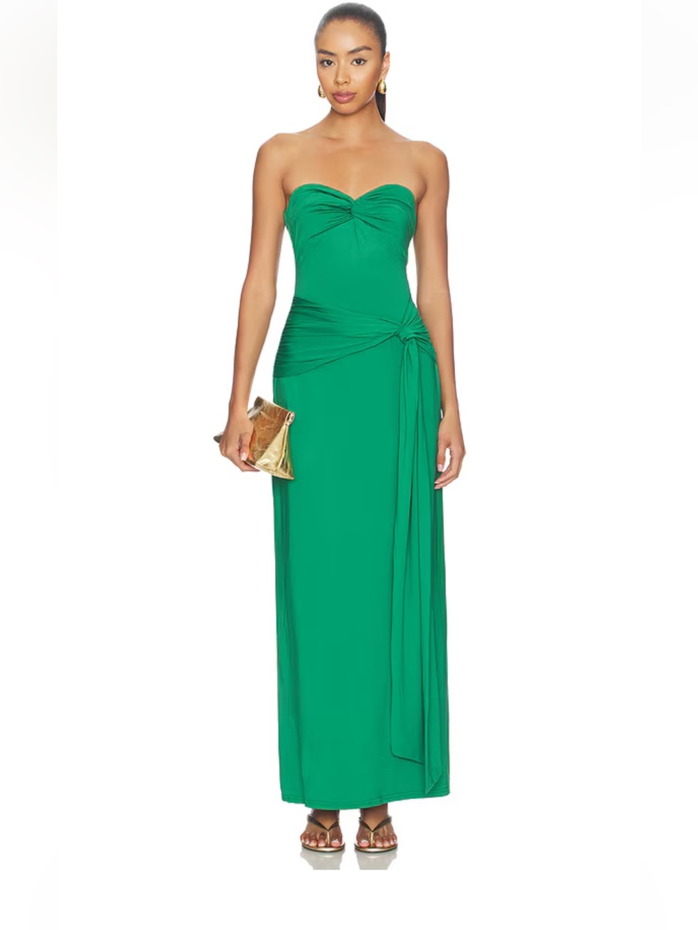 Seven Wonders Toulouse Strapless Maxi Dress Green Size S Party Formal Wedding